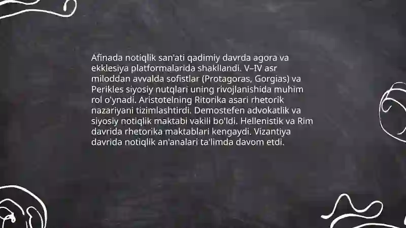Afinada notiqlik san'ati 3