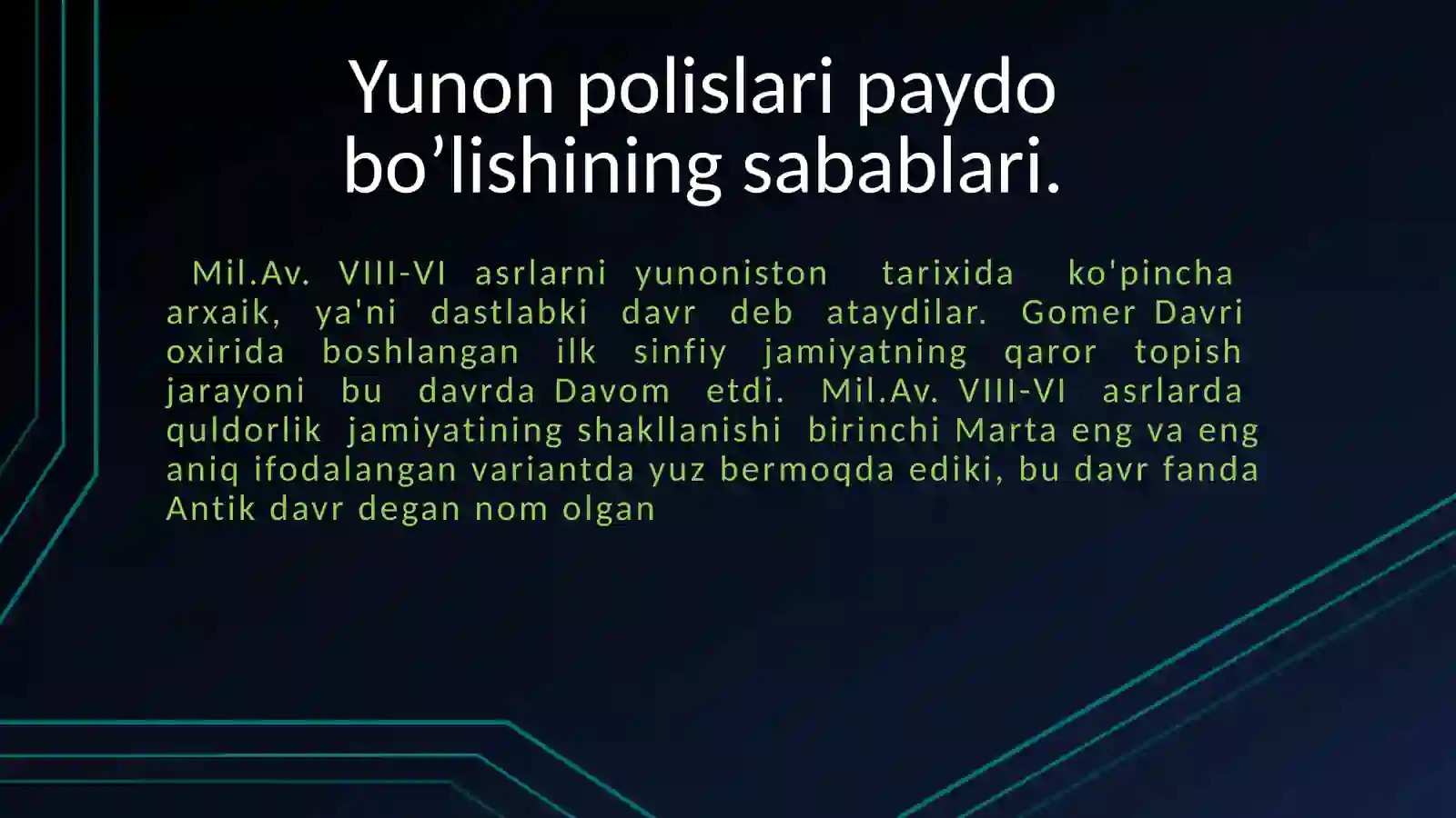 Yunonpolislariningpaydobo’lishi 3