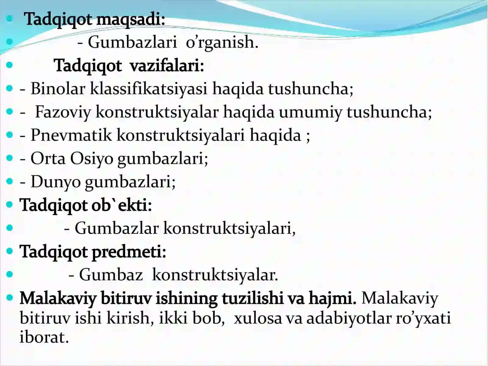 Gumbazlar tarixi, tuzilishi va  geometriyasi. Taqdimot.pptx 3