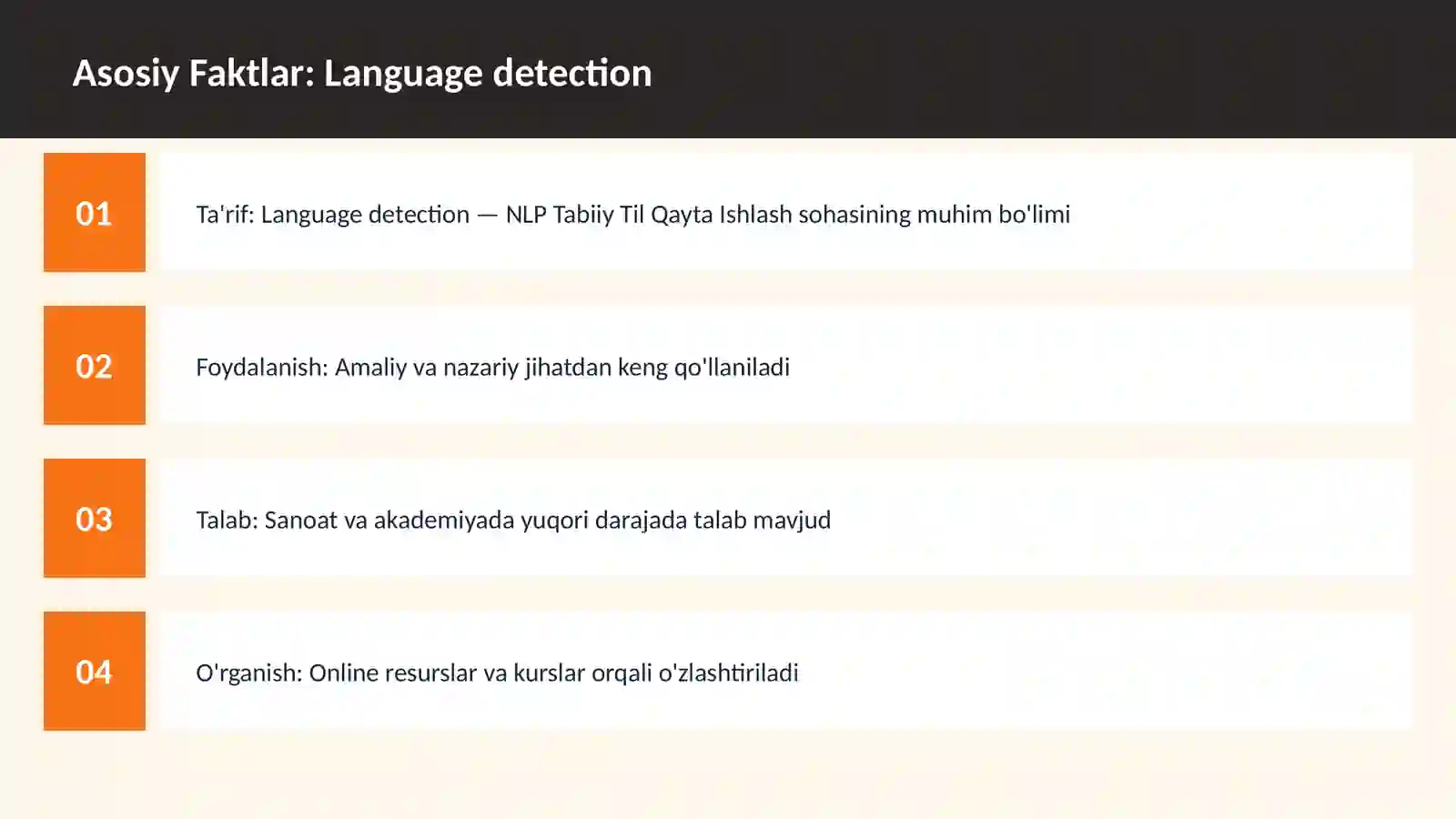 Language detection 3