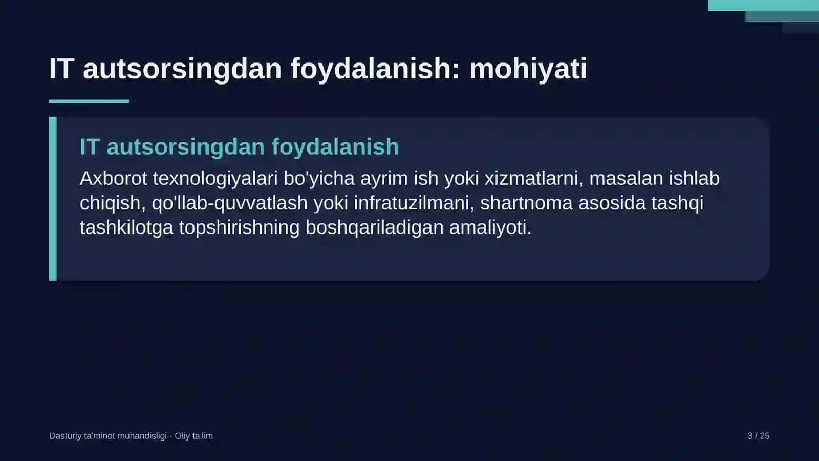 eshik rom ishlab chiqarish korxonalarida it autsorsingdan foydalanish 2337 3