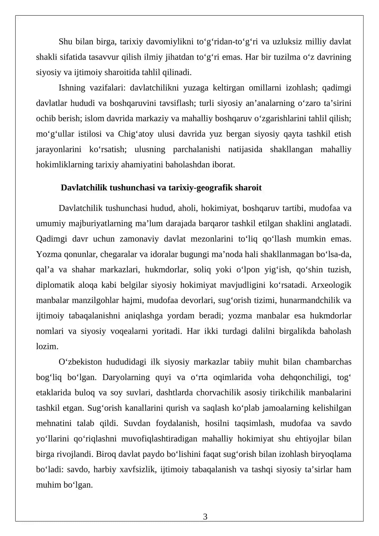 O‘zbekiston davlatchiligi tarixi 3
