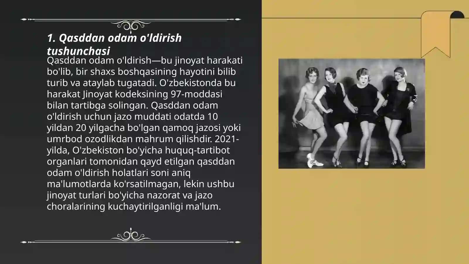 Qasddan odam o'ldirish jinoyatining jinoiy huquqiy tavsifi 3