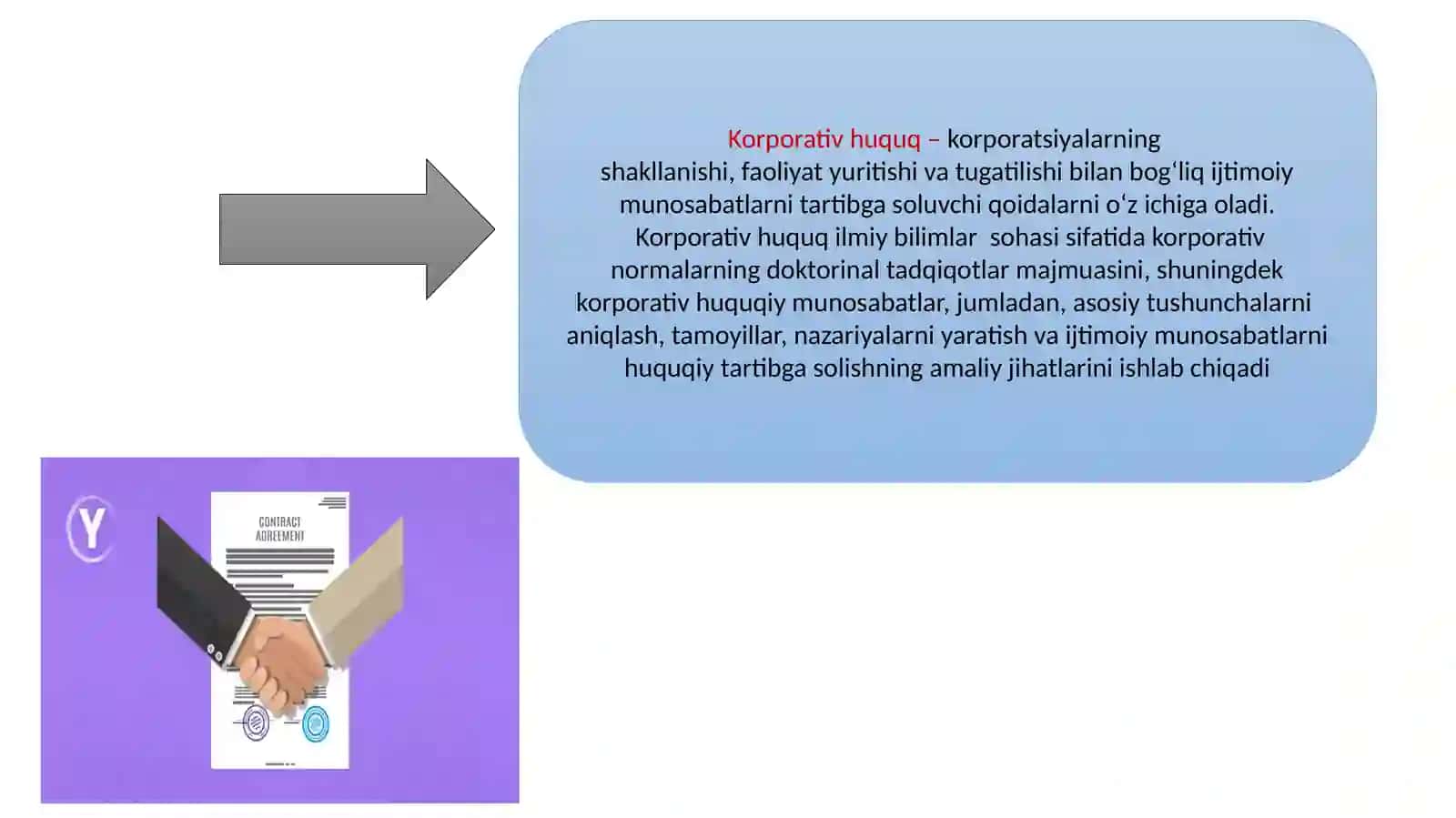 Korporativ huquqning umumiy qoidalari 3