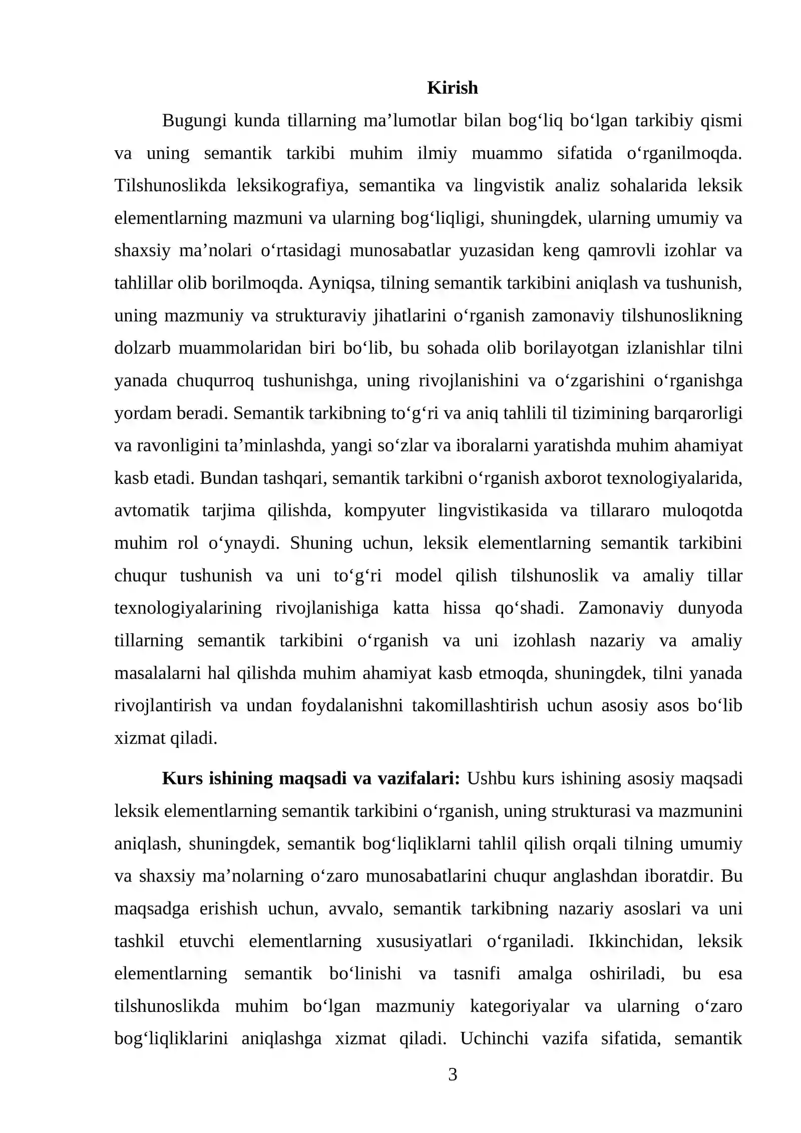Leksemaning semantik tarkibi 3