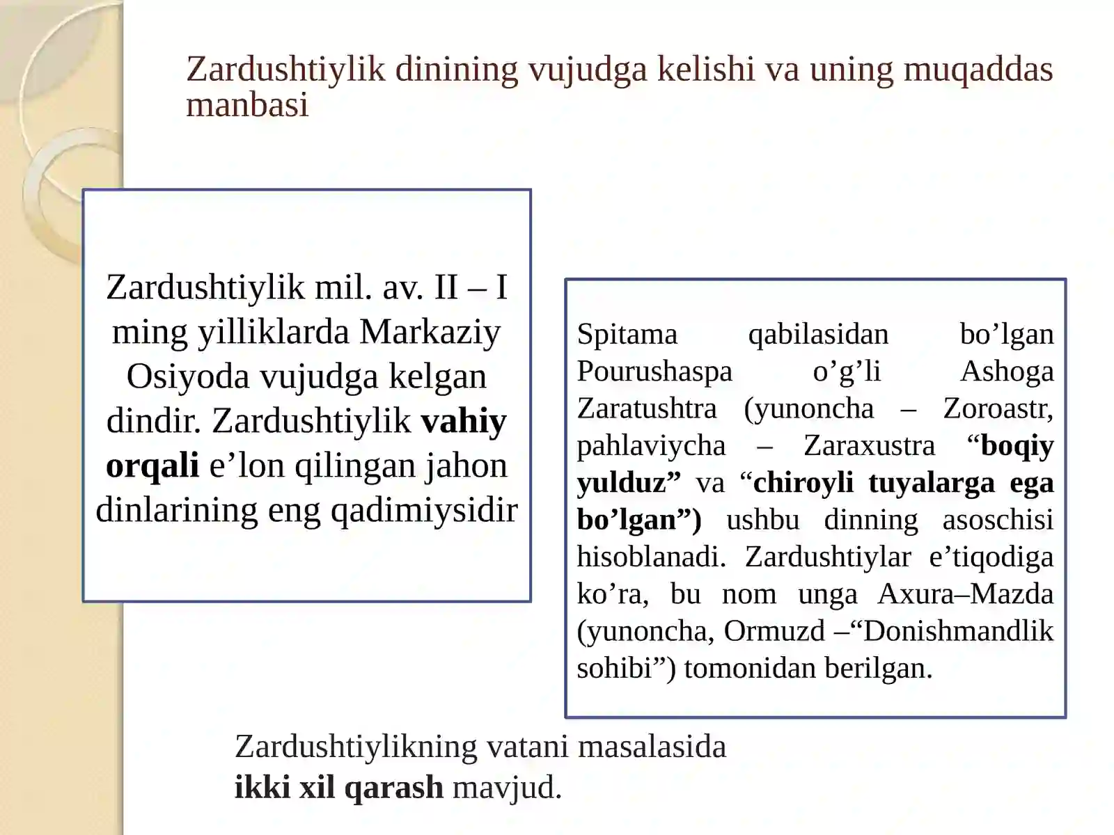 Zardushtiylik dini 3