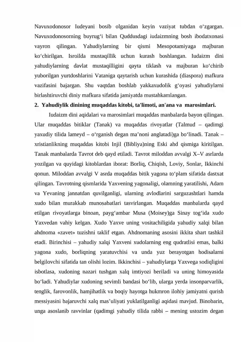 Mavzu. MILLIY DINLAR 3
