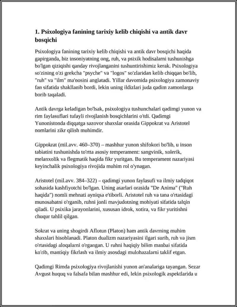 PSIXOLOGIYA FANINING TARAQQIYOT BOSQICHLARI 3
