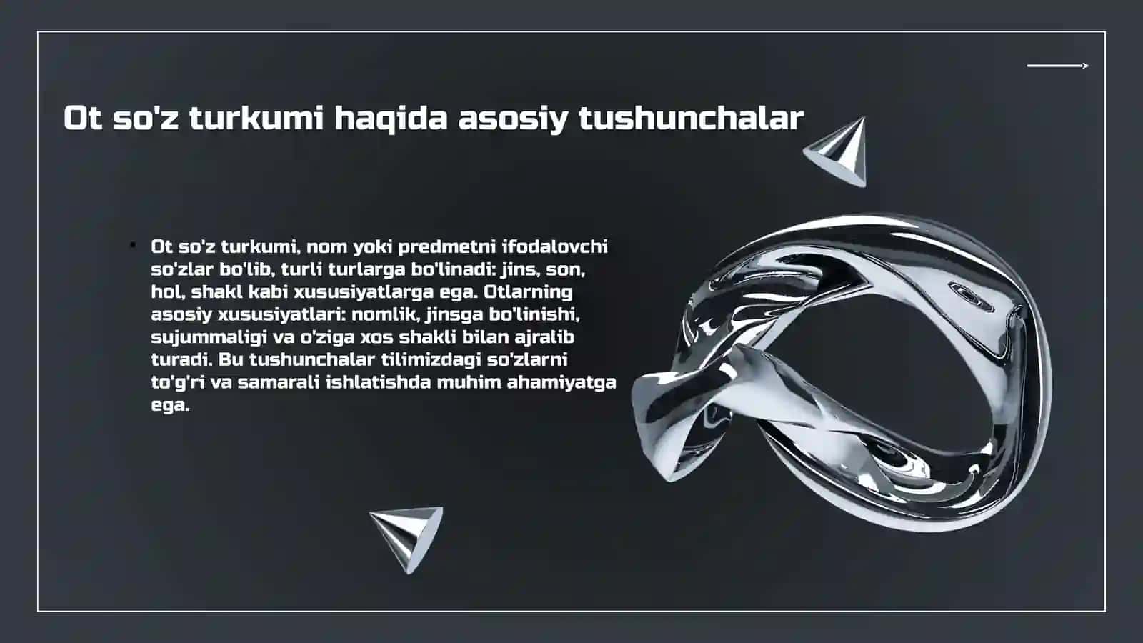 Ot va sifat soʻz turkumlari 3