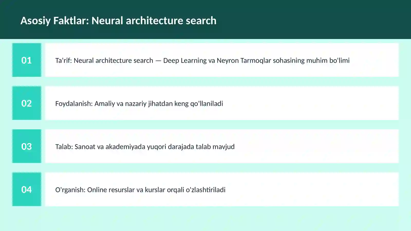 AI | DEEP LEARNING VA NEYRON TARMOQLAR 3