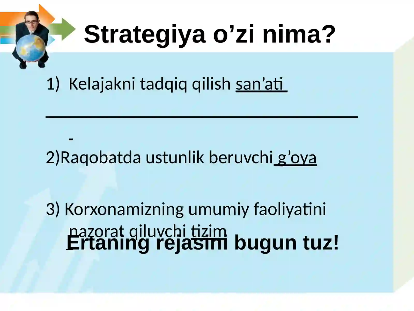 Korxonada strategik menejment 3