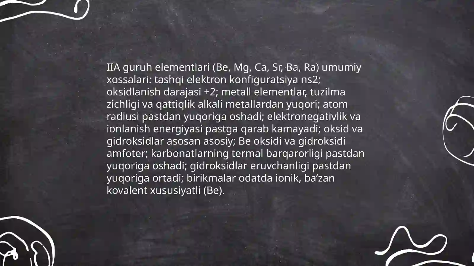 IIA GURUH elementlari 3