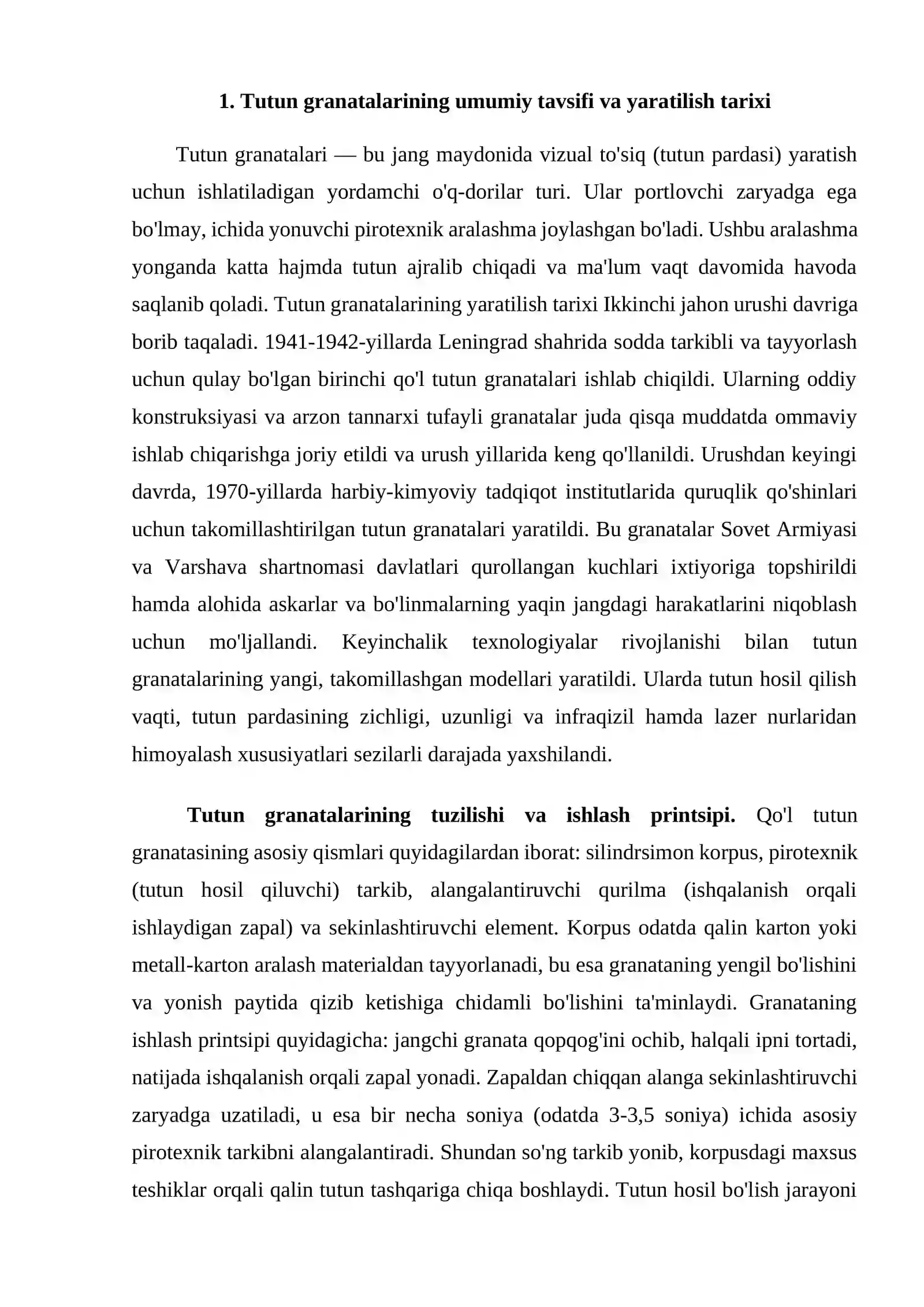 Qoʻl bola tutun granatalari haqida 3
