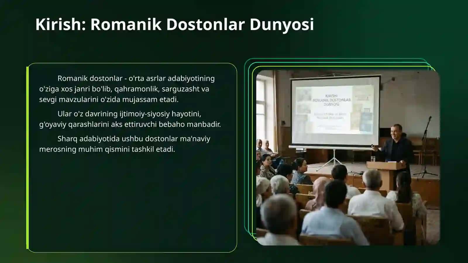 Romanik dostonlar 3