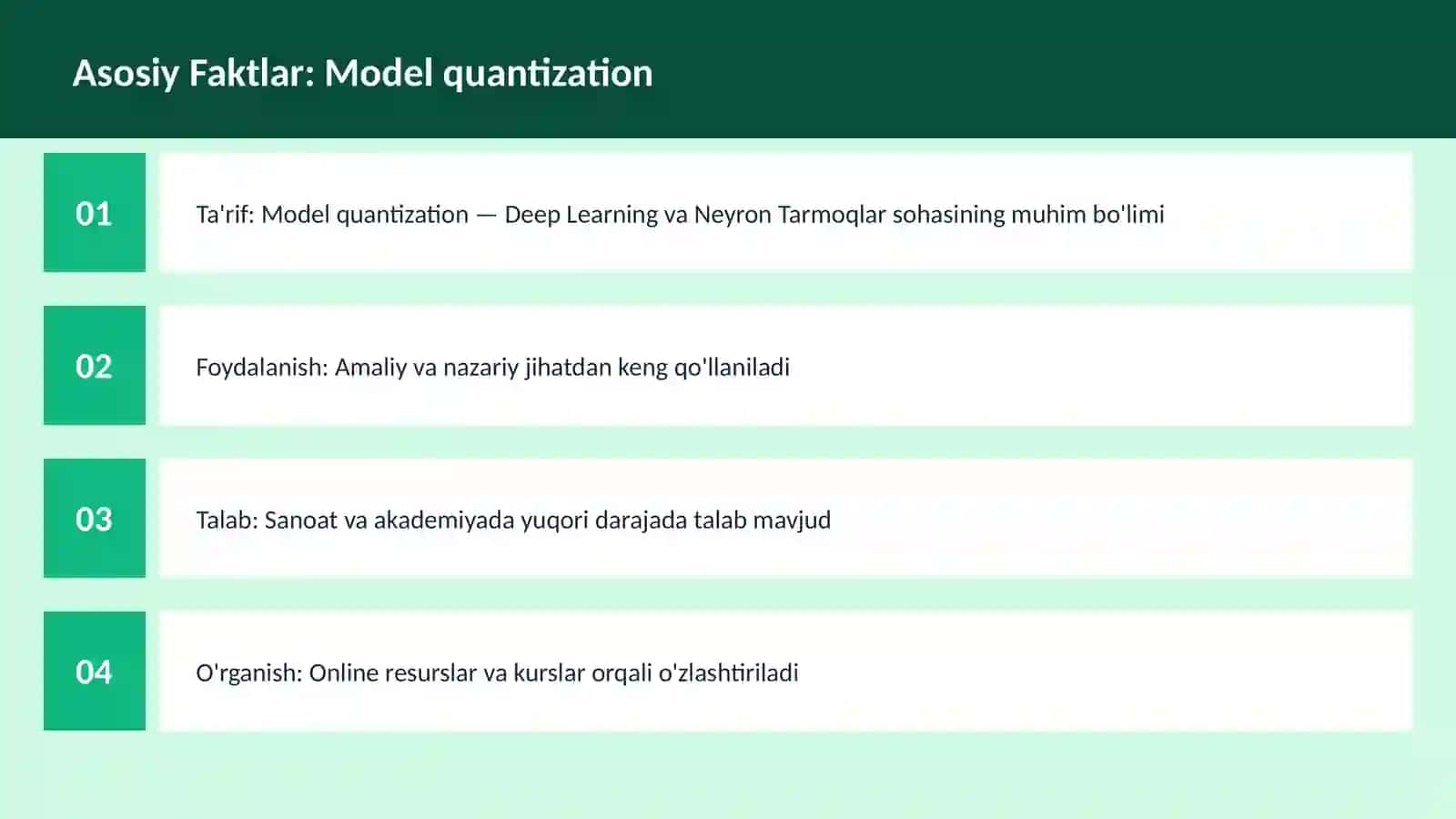 Model quantization 3