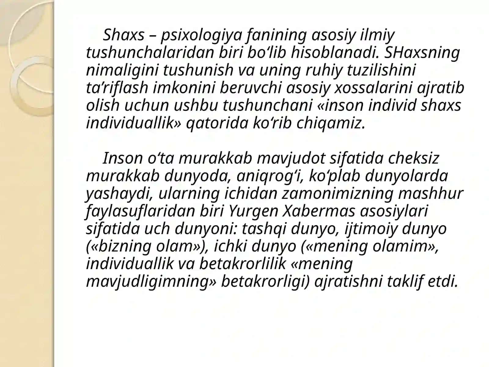 Rivojlanishning yoshga va individual xususiyatlariga oid tadqiqotlar tahlili 3