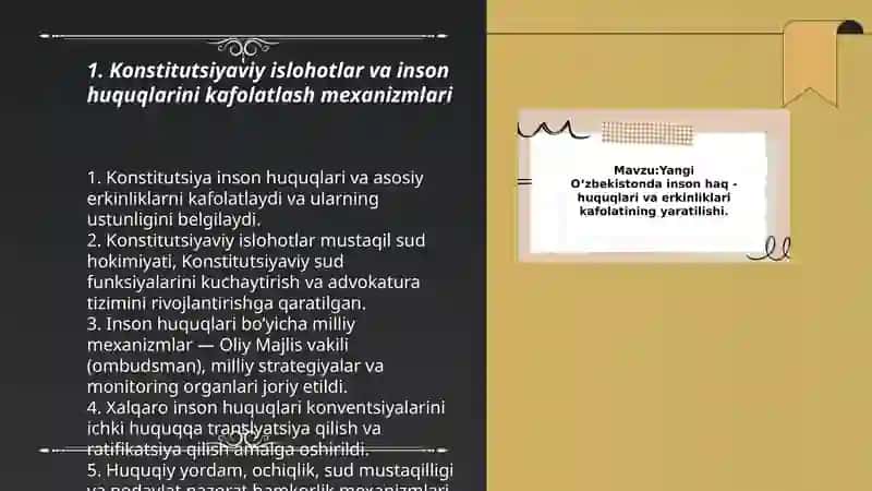 Konstitutsiyaviy islohotlar va inson huquqlarini kafolatlash mexanizmlari 3