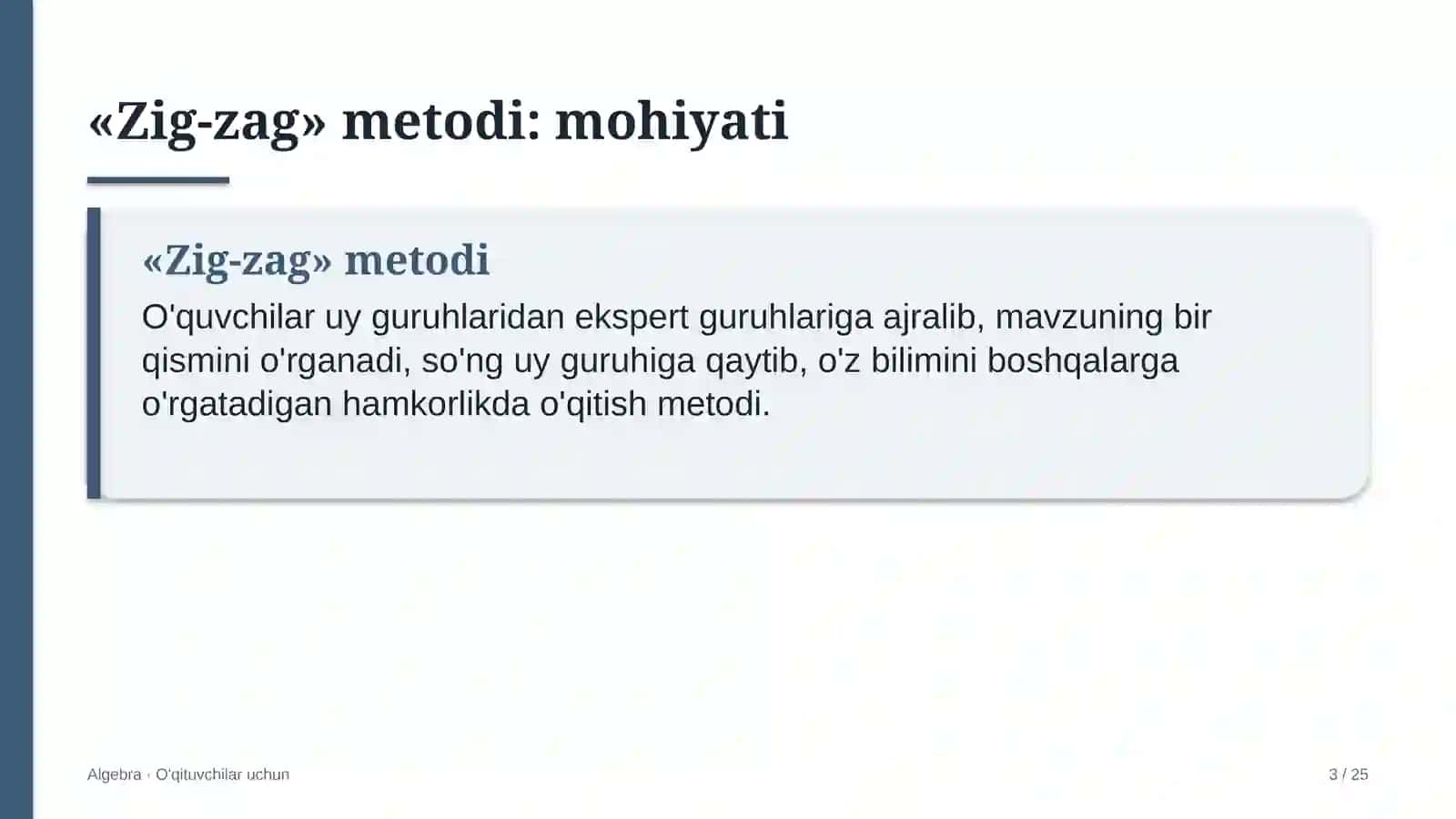 algebra darslarida zig zag metodidan foydalanish 8704 3