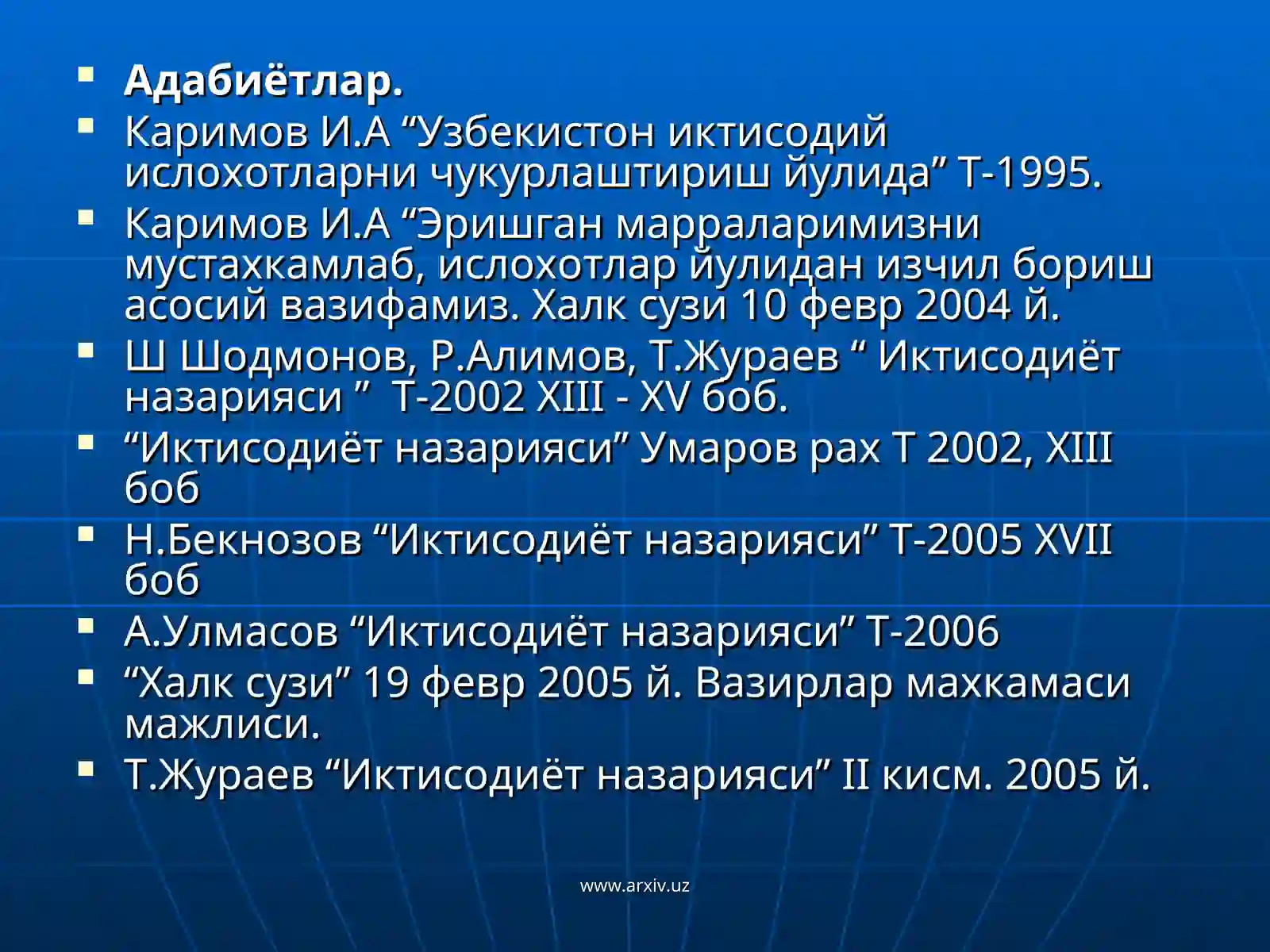 Ялпи миллий махсулот ва унинг харакат шакллари 3