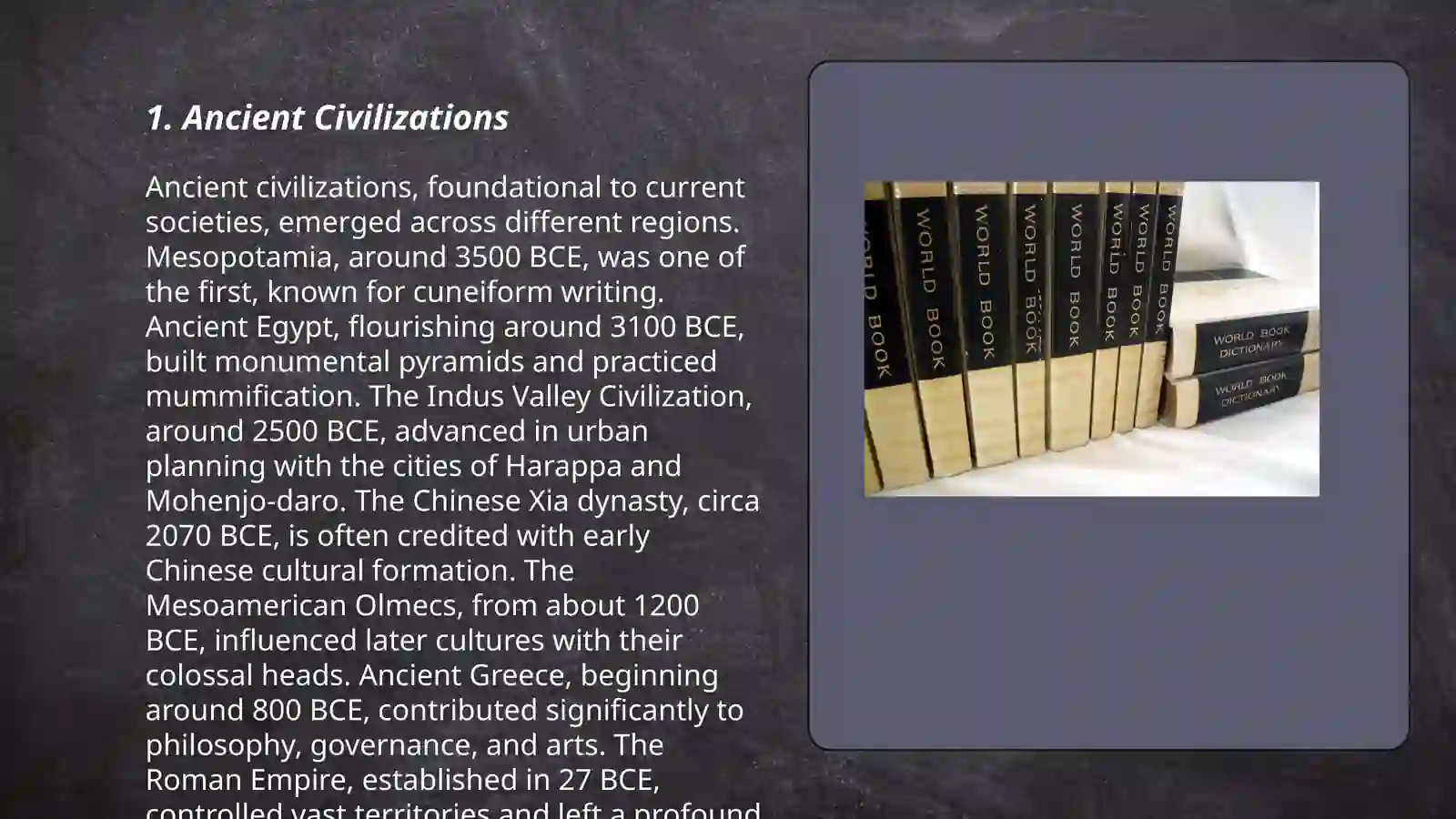 Reading encyclopedia entries 3