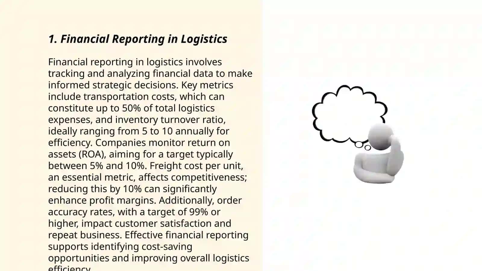 Financial Reporting in Logistics 3