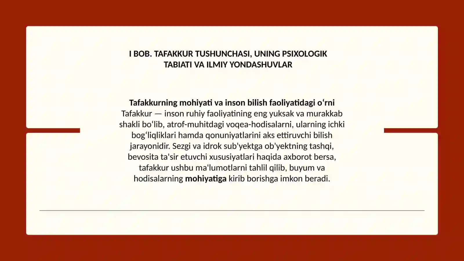 TAFFAKUR ASOSIY TUSHUNCHALARI VA XUSUSIYATLARI 3