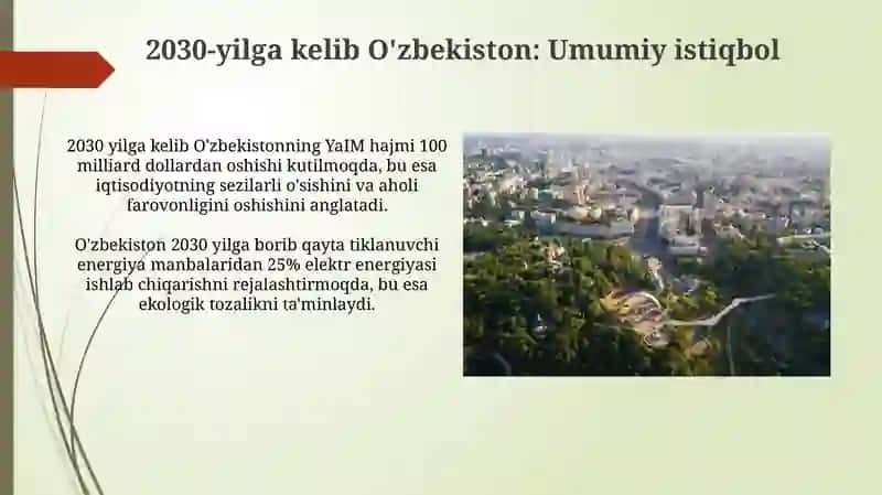 O'zbekiston 2030 yilda 3