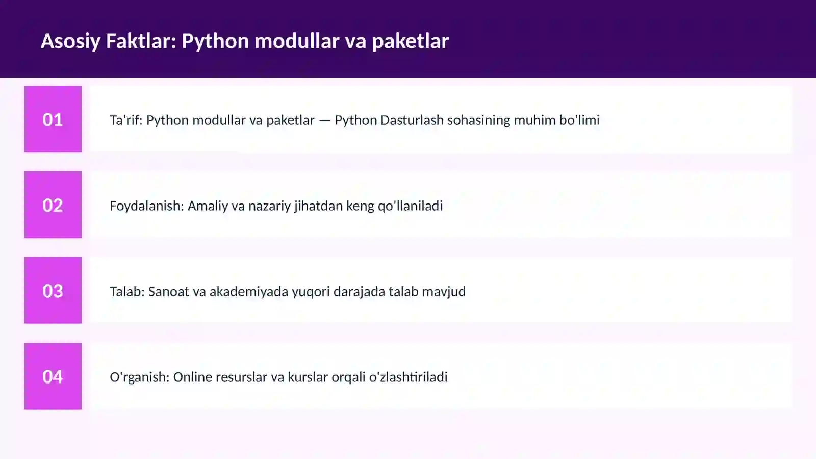 DASTURLASH | PYTHON DASTURLASH 3