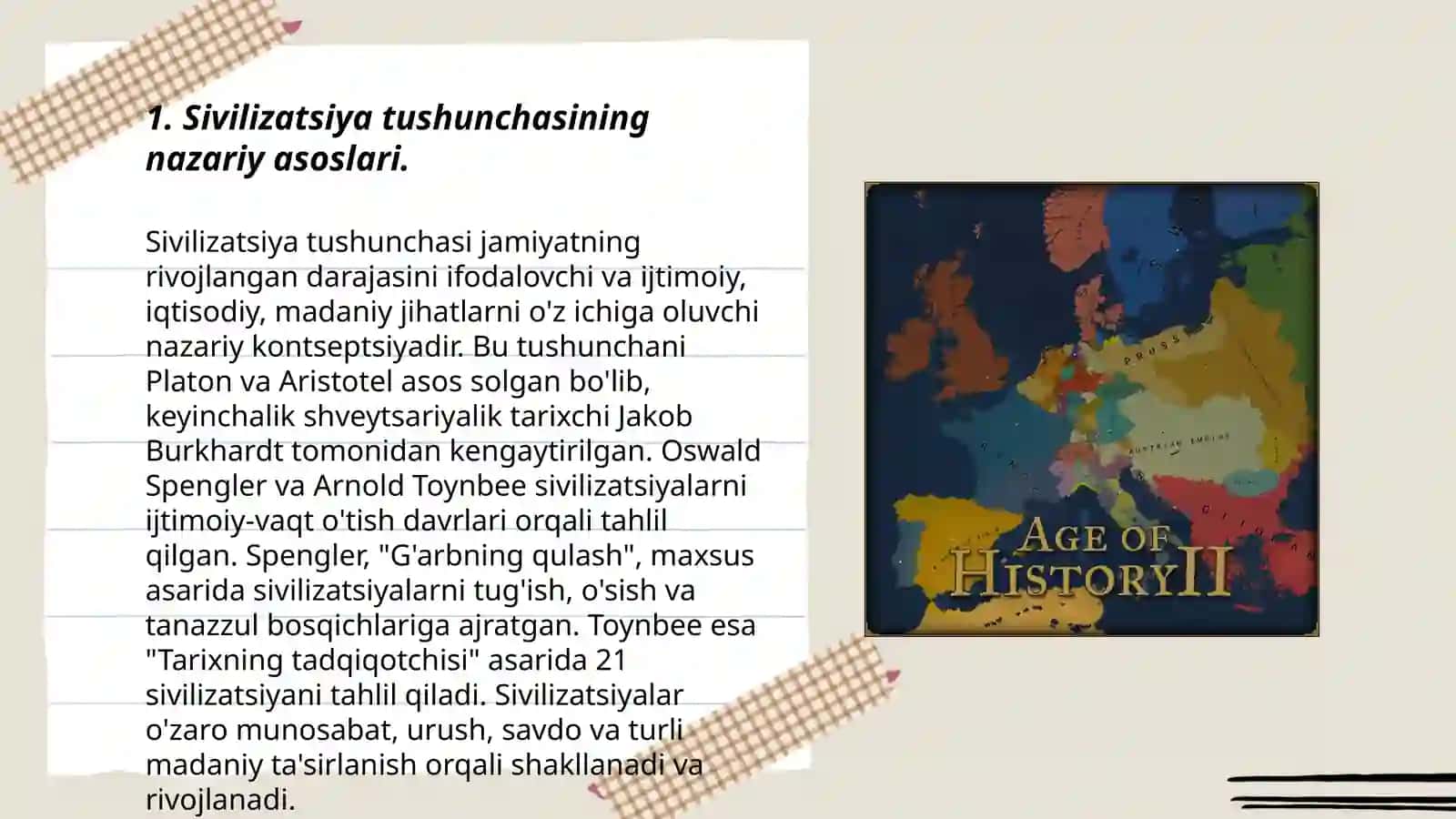 Sivilizatsiya tushunchasining nazariy asoslari 3