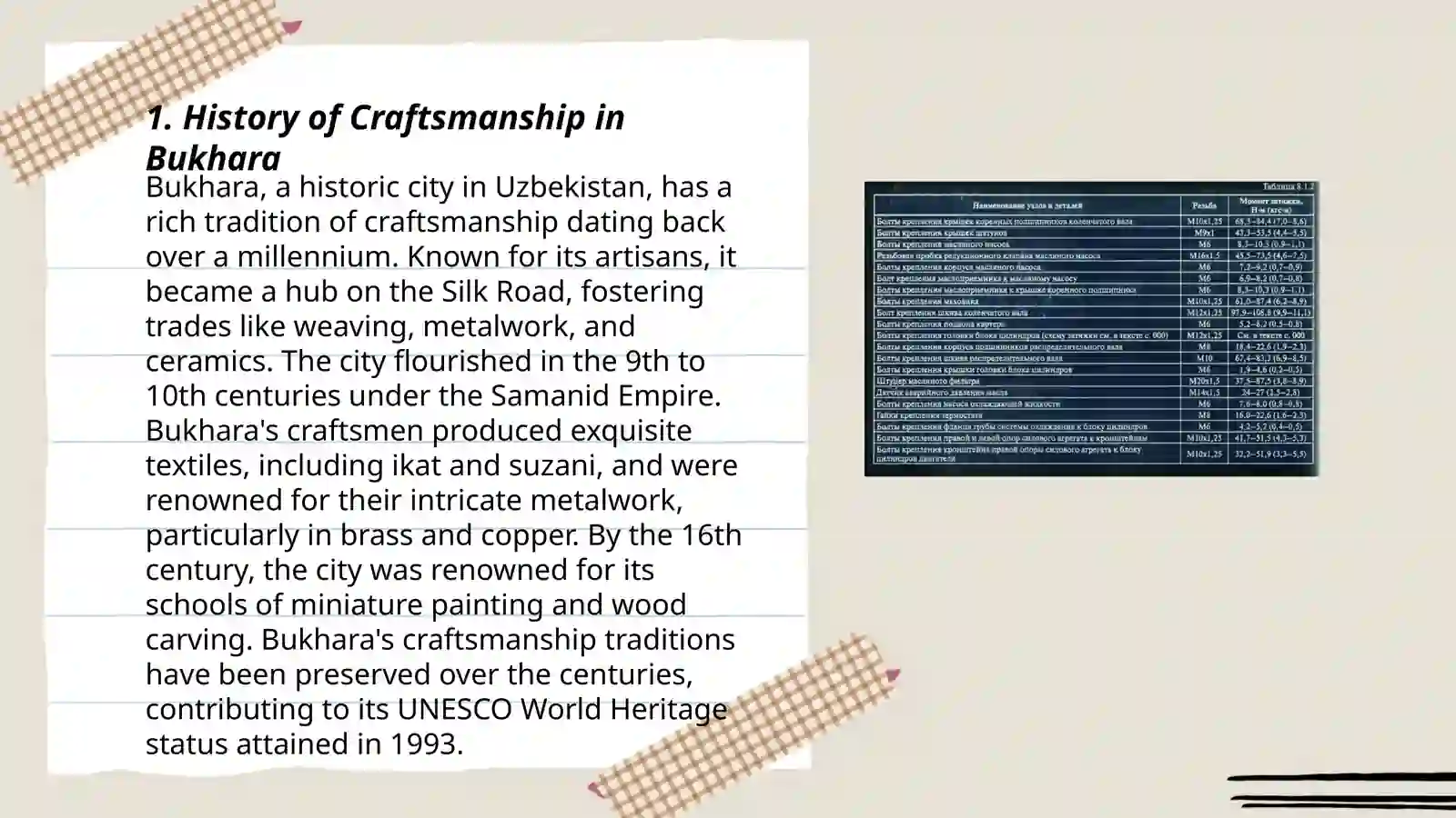 Craftsmanship in Bukhara 3
