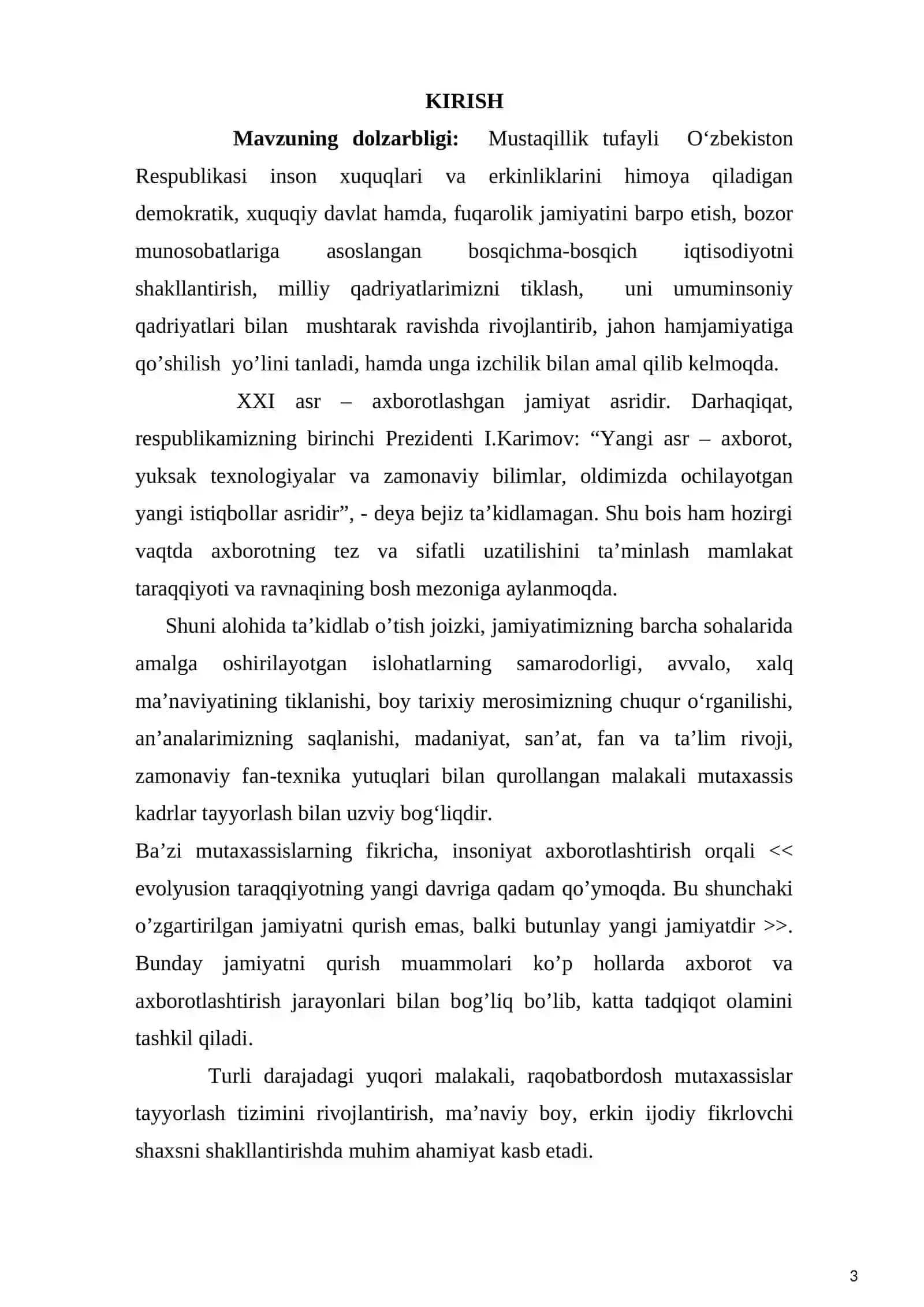 5110800-Tasviriy san`at va muhandislik grafikasi yo`nalishi KURS ISHI 3