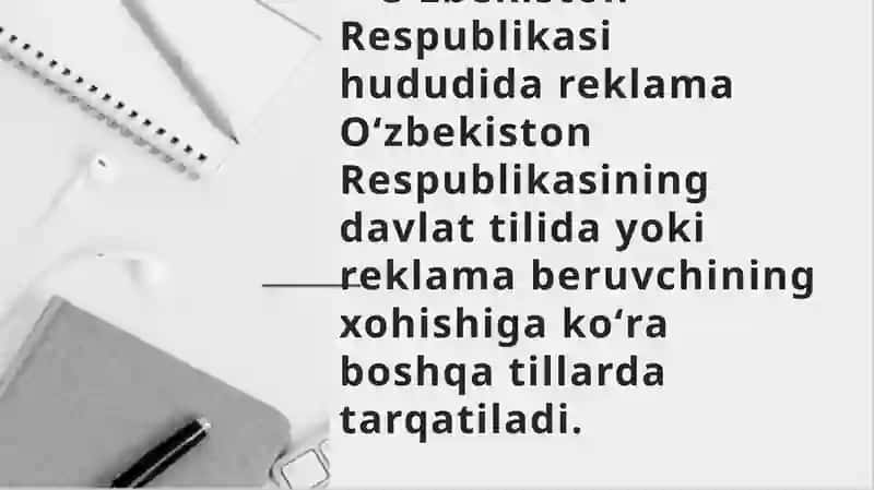 Reklama va reklama matnlariga qoʻyiladigan talablar 3