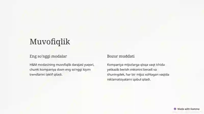 H&M kompaniyasi 3