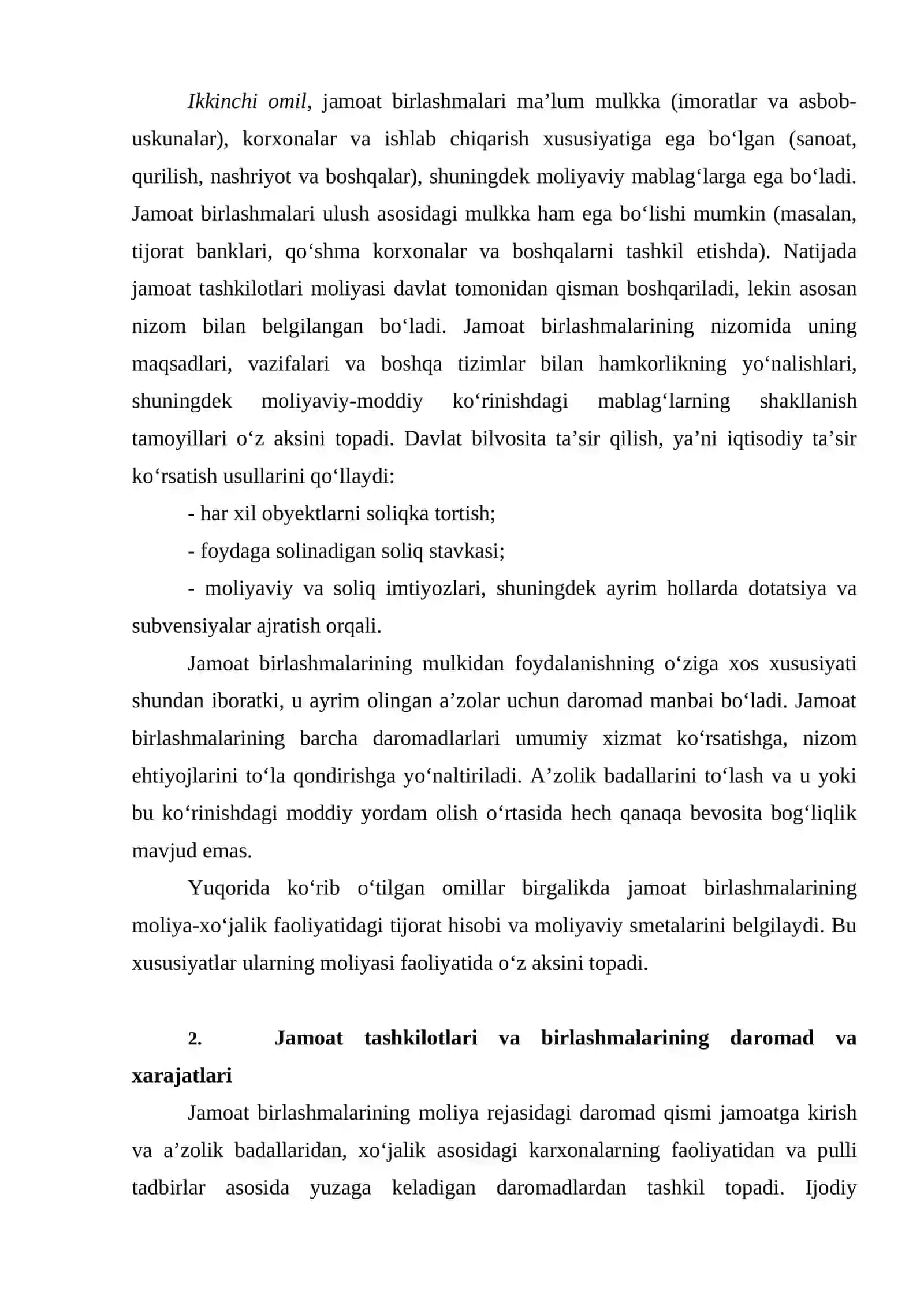 Jamoat tashkilotlari va birlashmalari moliyasi 3