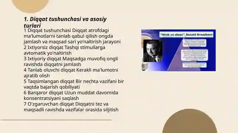 Diqqat tushunchasi va asosiy turlari 3