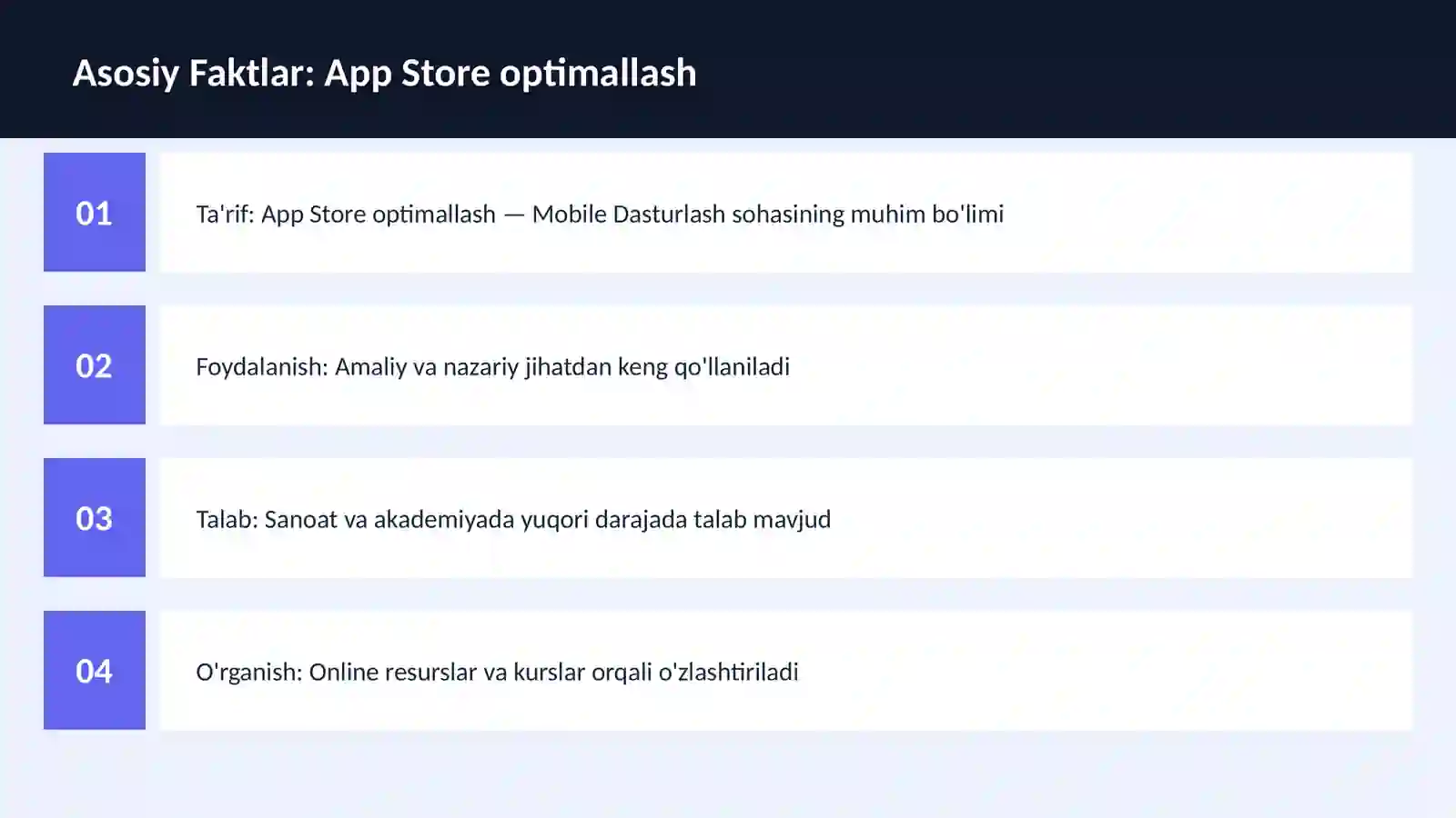 App Store optimallash 3