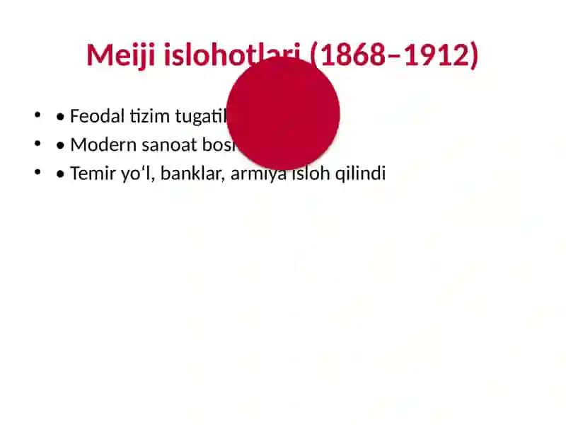 Yaponiya: Bozor Iqtisodiyotiga O‘tish Bosqichlari 3
