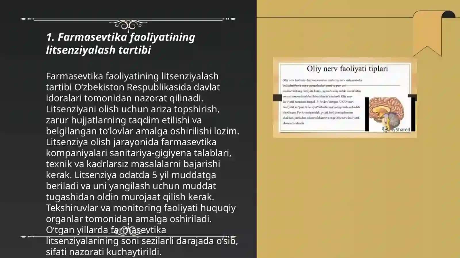 Farmasevtika faoliyatini ayrim turlarini litsenziyalash to‘g‘risidagi qonun va uning moddalari 3