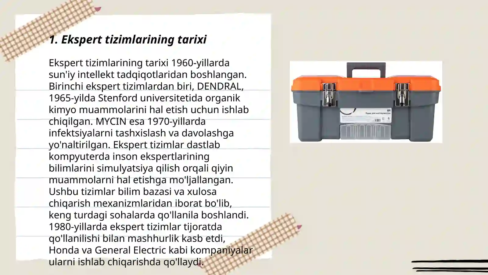 Ekspert tizimlari 3