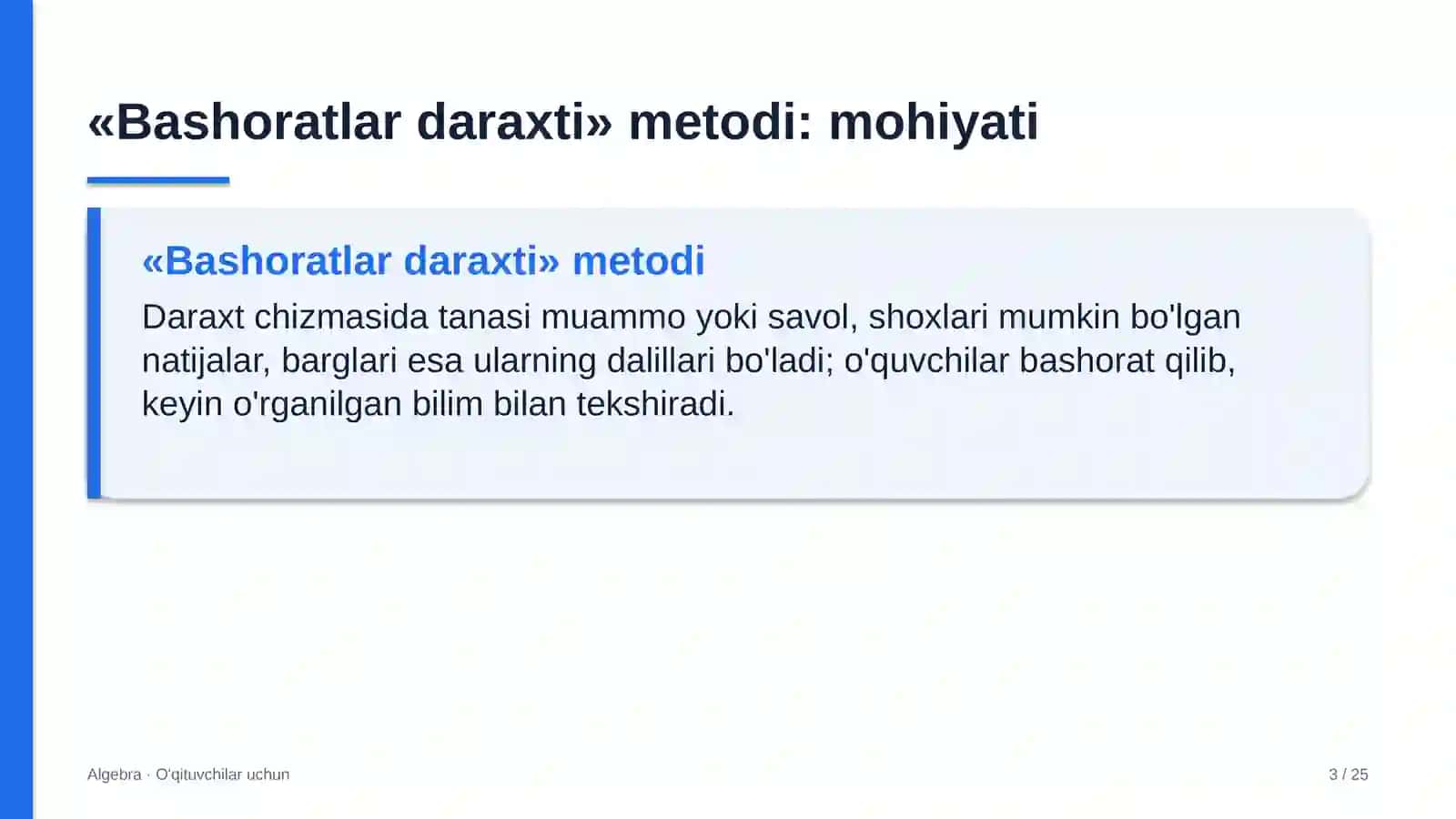algebra darslarida bashoratlar daraxti metodidan foydalanish 8108 3