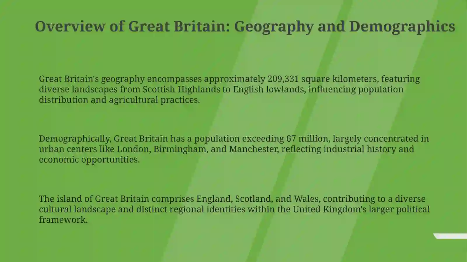Great Britain: An Overview 3