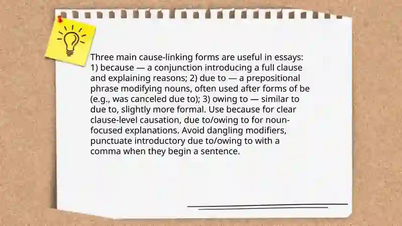 Cause and Effect Essay 3