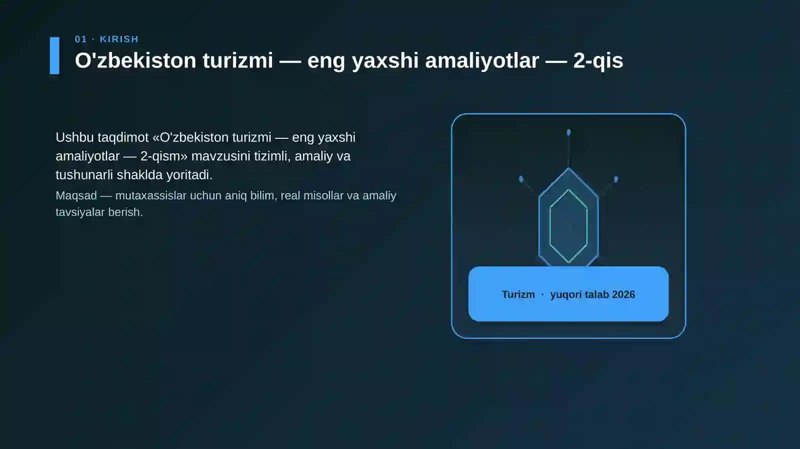 O'zbekiston turizmi — eng yaxshi amaliyotlar — 2-qism 3