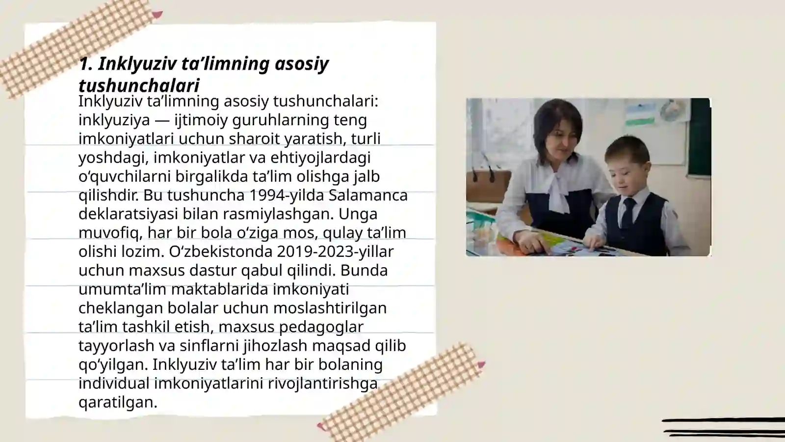 INKLYUZIV TAʼLIMNING MAQSADI VA VAZIFALARI 3