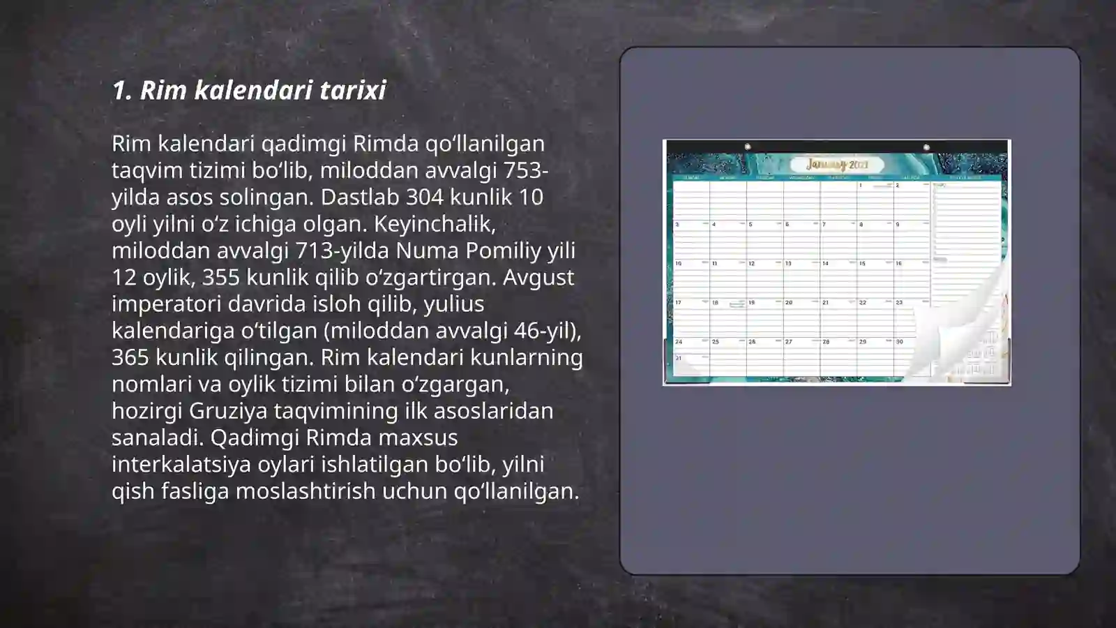 Rim kalendari 3