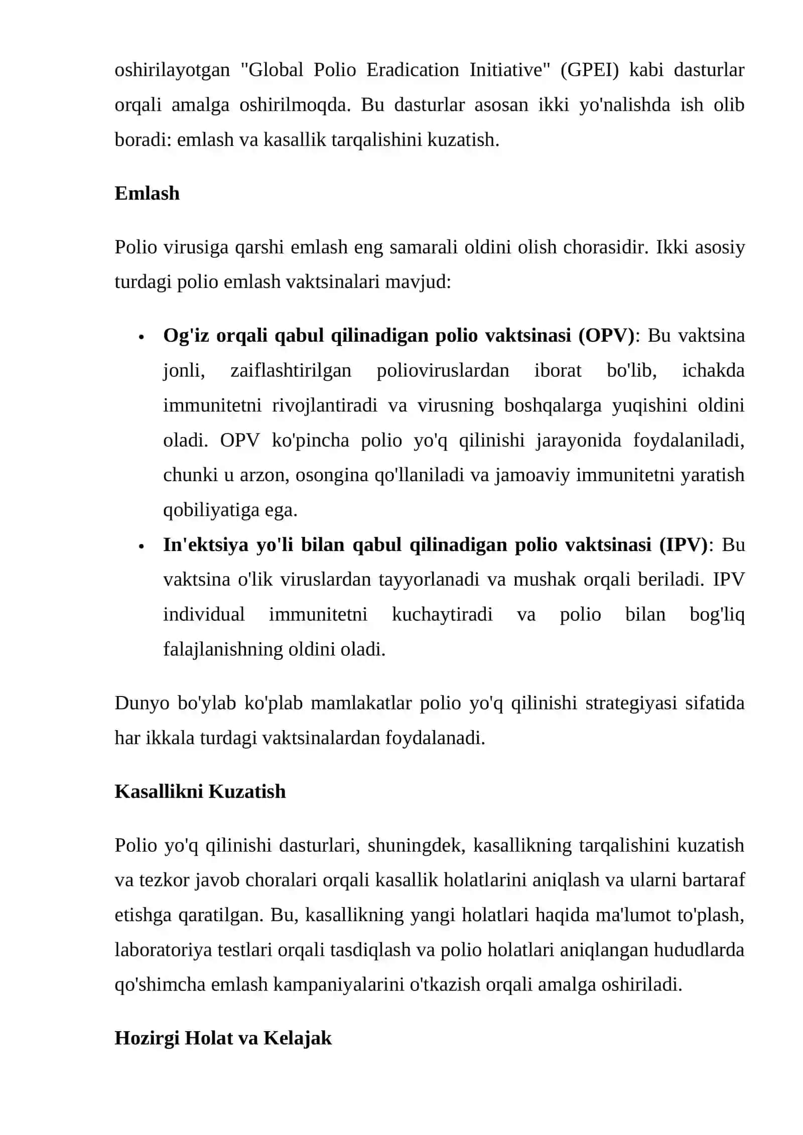POLIMIYELIT ETIOLOGIYASI, POTOGONEZI, KLINIKASI VA DIAGNOSTIKASI HAQIDA MA'LUMOT 3