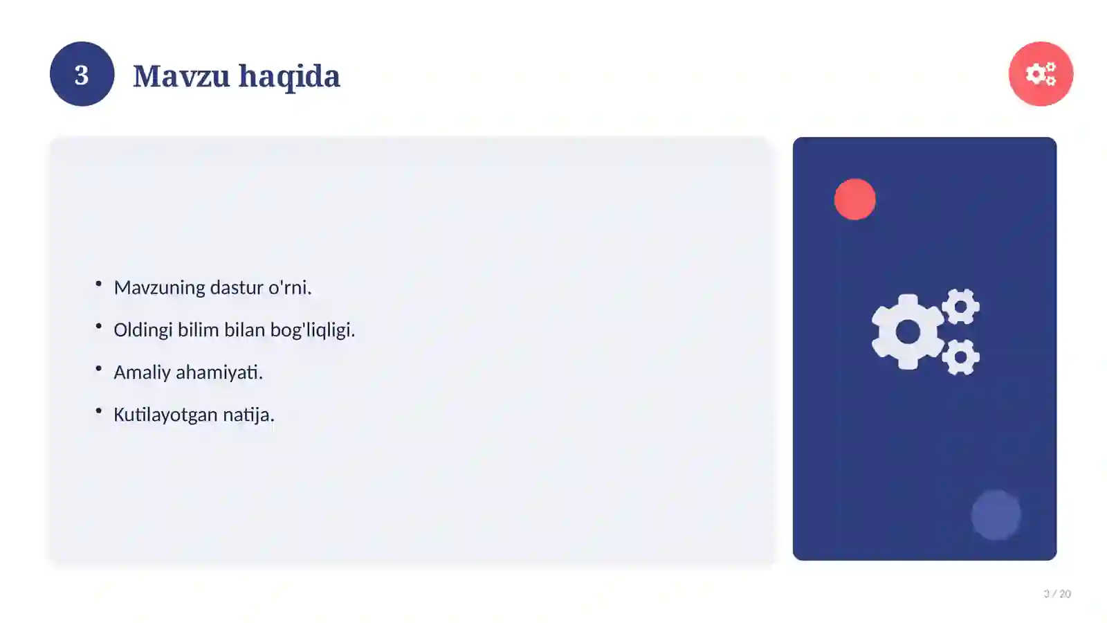 Matematika fanidan 3-sinf: ochiq dars ishlanmasi 3