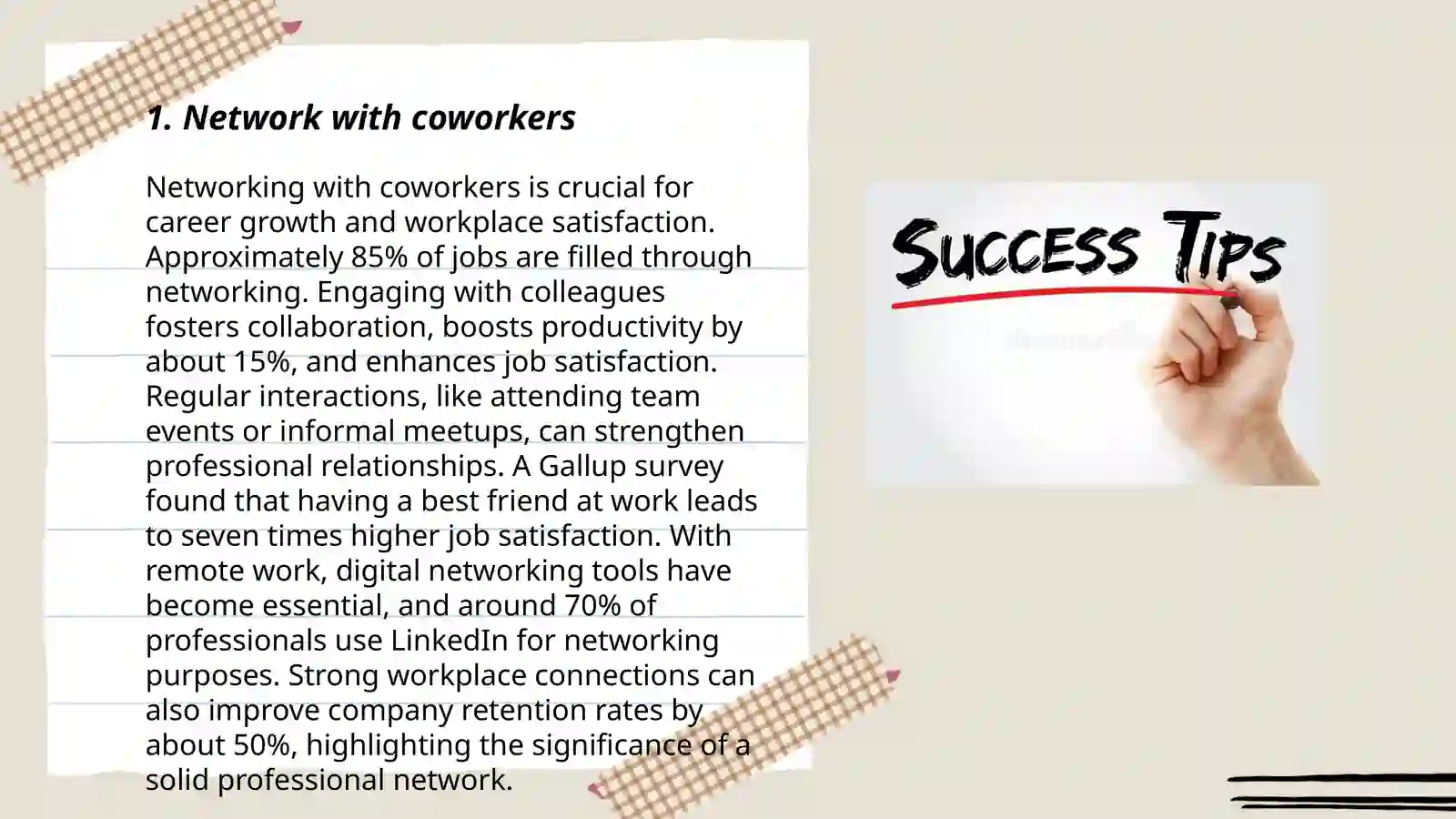 Tips for internship success 3