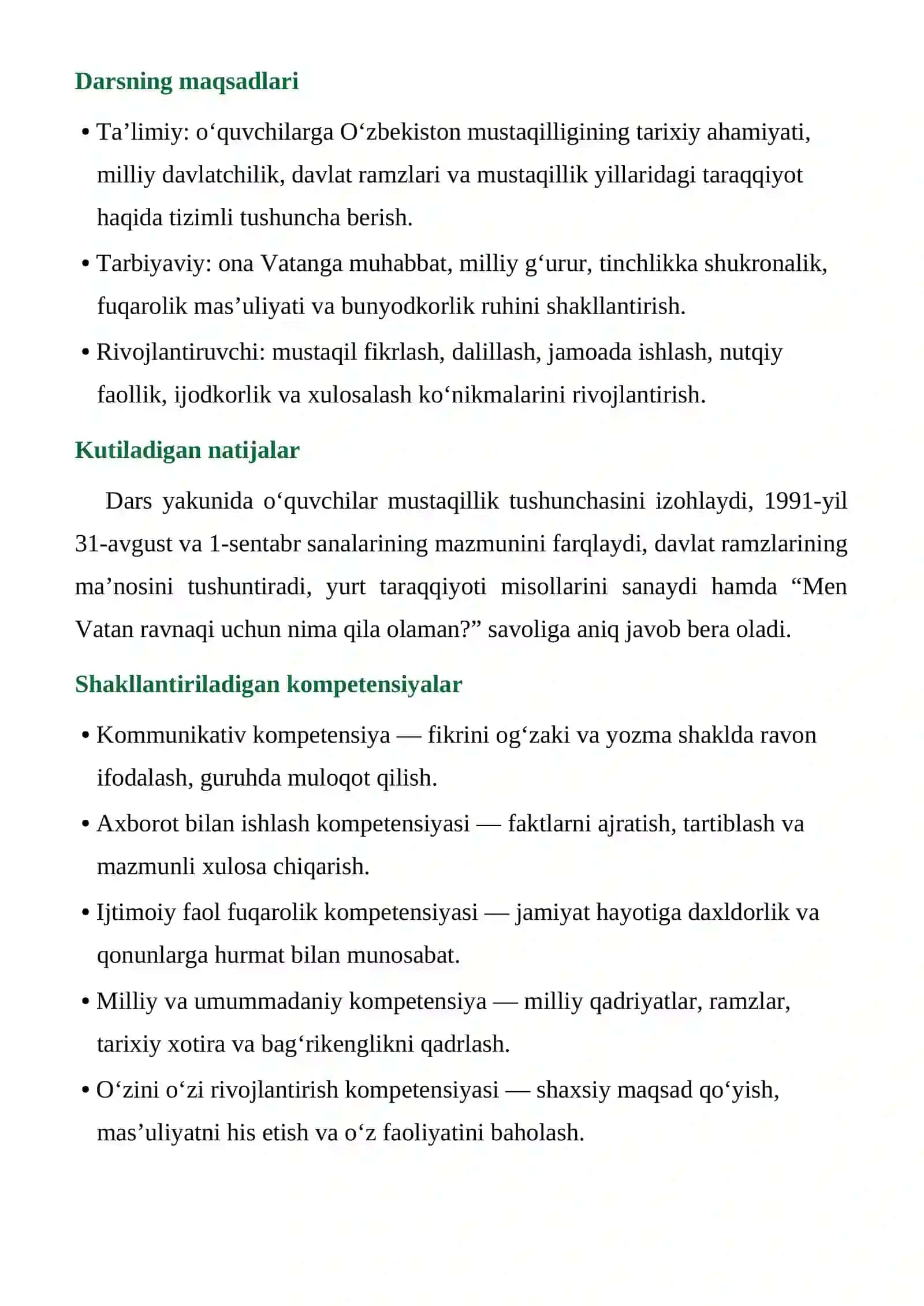 MUSTAQILLIGIMIZNING 35 YILLIGI 3