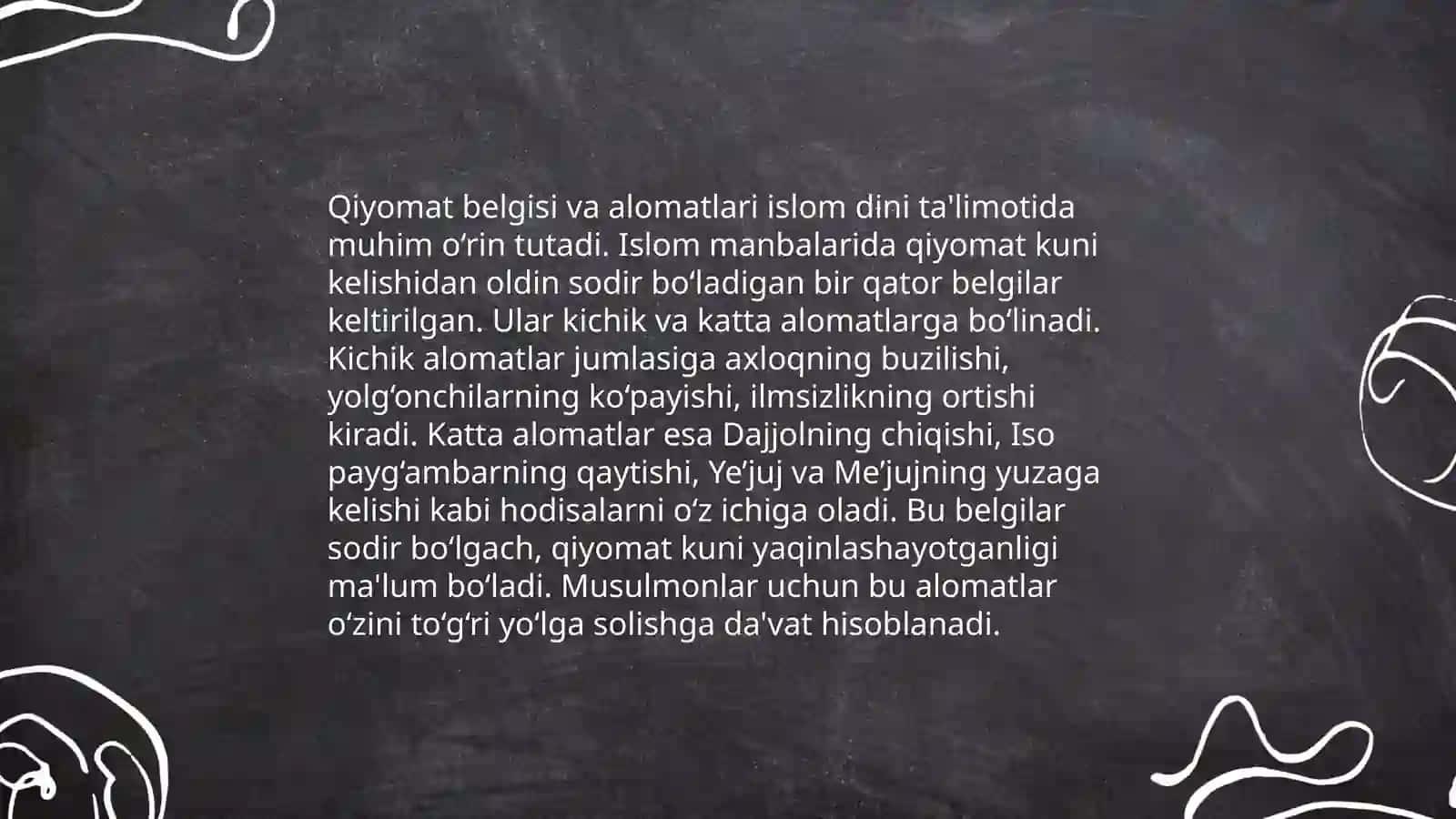 Esxatologiyaning mohiyati qiyomat va oxirat dunyosi 3